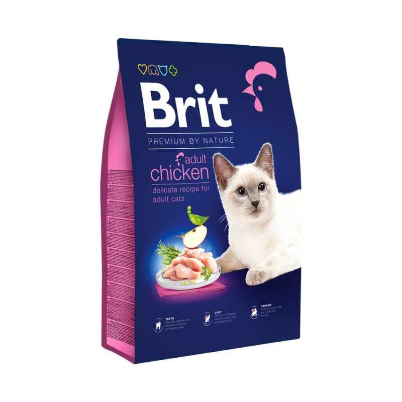 Brit Premium Cat Adult Chicken kuivtoit kassidele - Bosse.ee