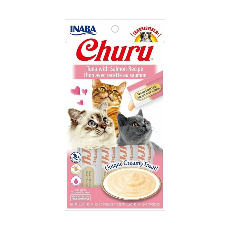 Churu Cat Tuna with Salmon maiuspalad kassidele - bosse.ee