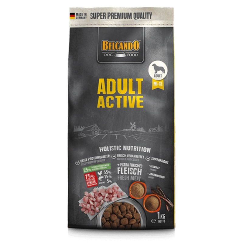Belcando Adult Active kuivtoit linnulihaga aktiivsetele koertele - Bosse.ee