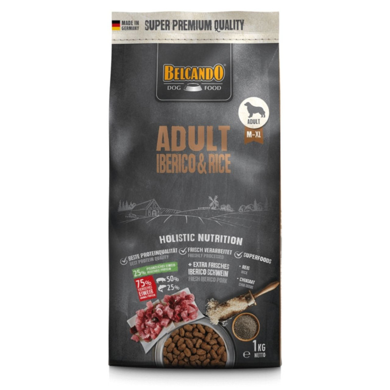 Belcando Adult Iberico and Rice kuivtoit sealiha ja riisiga koertele - Bosse.ee