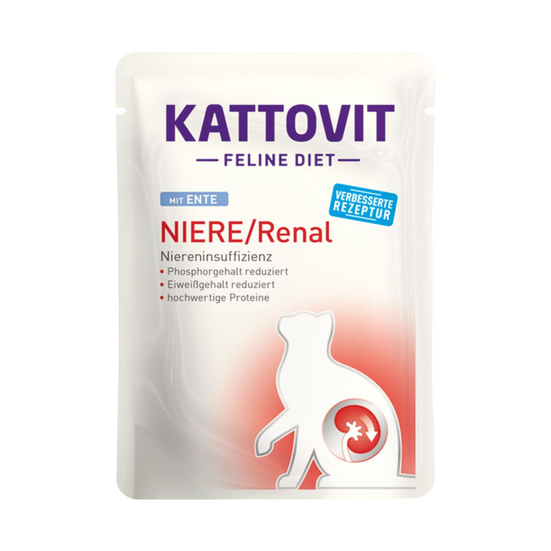 Kattovit Feline Diet Kidney/Renal guljašš pardiga kassidele - Bosse.ee