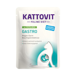 Kattovit Feline Diet Gastro guljašš kalkuni ja riisiga kassidele - Bosse.ee