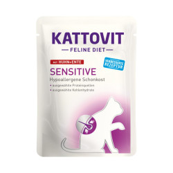 Kattovit Feline Diet Sensitive guljašš kana ja pardiga kassidele - Bosse.ee