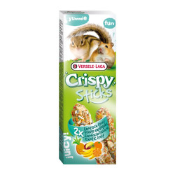 Versele Laga Crispy Sticks eksootilised maiuspalad puuviljadega hamstritele ja oravatele - Bosse.ee