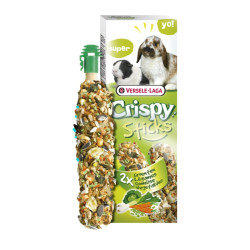 Versele Laga Crispy Sticks maiuspalad köögiviljadega küülikutele ja merisigadele - Bosse.ee