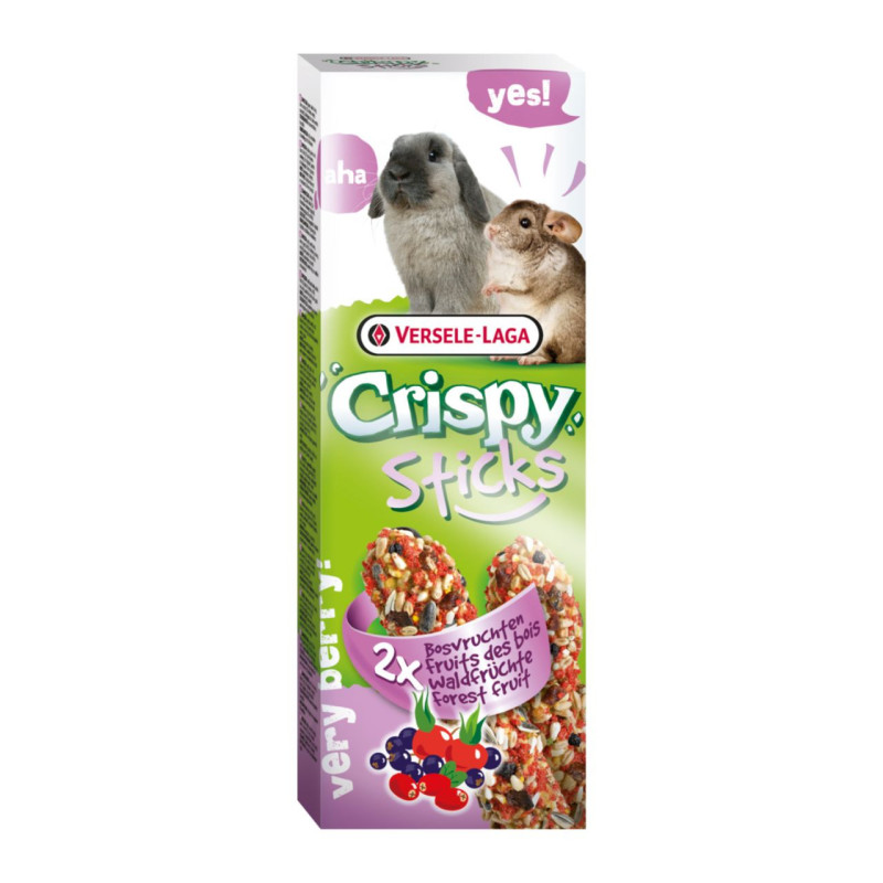Versele Laga Crispy Sticks maiuspalad metsamarjadega küülikutele ja tšintšiljadele - Bosse.ee