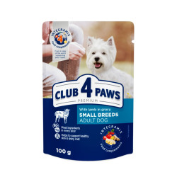 Club 4 Paws Premium lambalihaga konservid kastmes väikest tõugu koertele - Bosse.ee