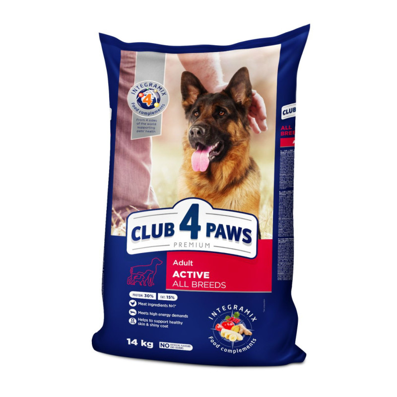 Club 4 Paws Active kuivsööt kanaga koertele - Bosse.ee