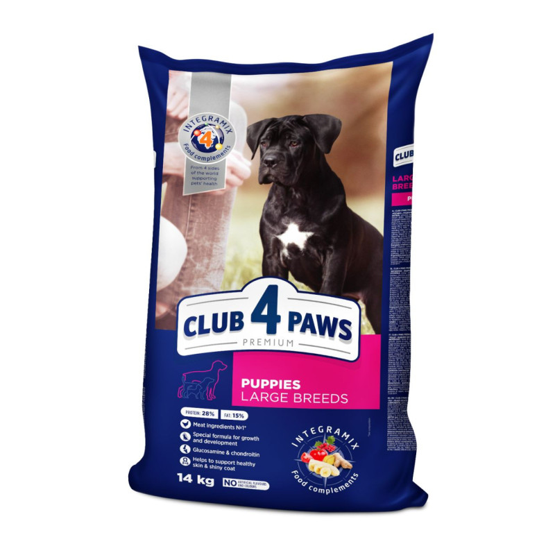 Club 4 Paws Puppy Large Breeds kuivsööt suurte tõugude kutsikatele - Bosse.ee