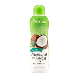 TropiClean Oatmeal & Tea Tree terapeutiline šampoon koertele ja kassidele - bosse.ee