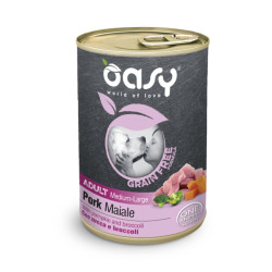 Oasy Grain Free Adult Medium & Large konservid sealihaga koertele - bosse.ee