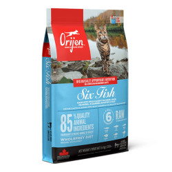 Orijen Six Fish Cat kuivtoit kassidele - Bosse.ee