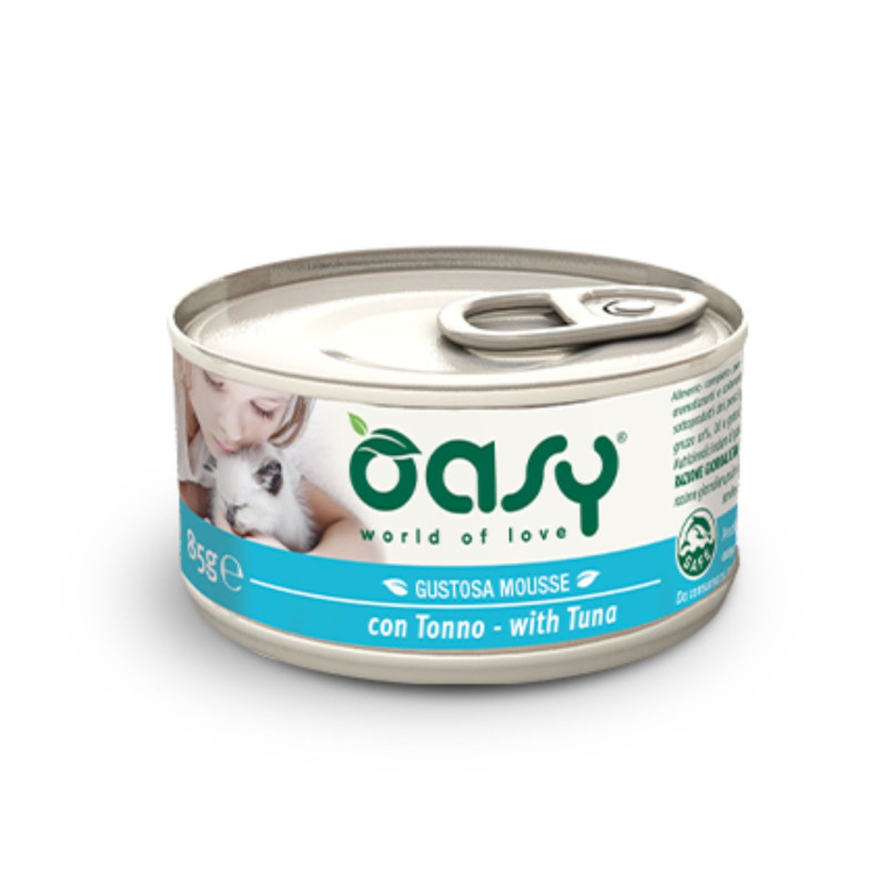 Oasy Tasty Mousse pasteet tuunikalaga kassidele - bosse.ee
