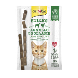 GimCat Sticks lamba- ja linnuliha maiuspalad kassidele - bosse.ee