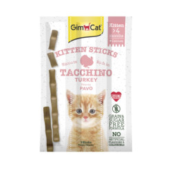 GimCat Kitten Sticks maiuspalad kalkuniliha ja kaltsiumiga kassipoegadele - bosse.ee