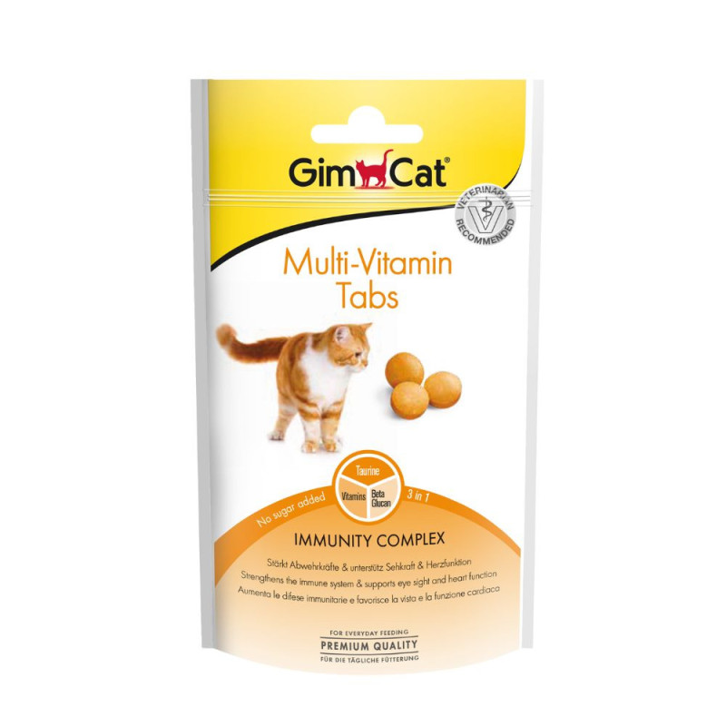 GimCat Multivitamin Tabs toidulisand kassidele - bosse.ee