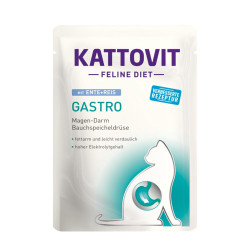 Kattovit Feline Diet Gastro guljašš pardi ja riisiga kassidele - bosse.ee