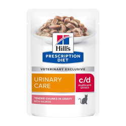 Hill`s PD Feline c/d Urinary Stress guljašš lõhega kassidele - Bosse.ee