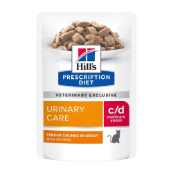 Hill's PD Feline c/d Urinary Stress guljašš kanaga kassidele - Bosse.ee