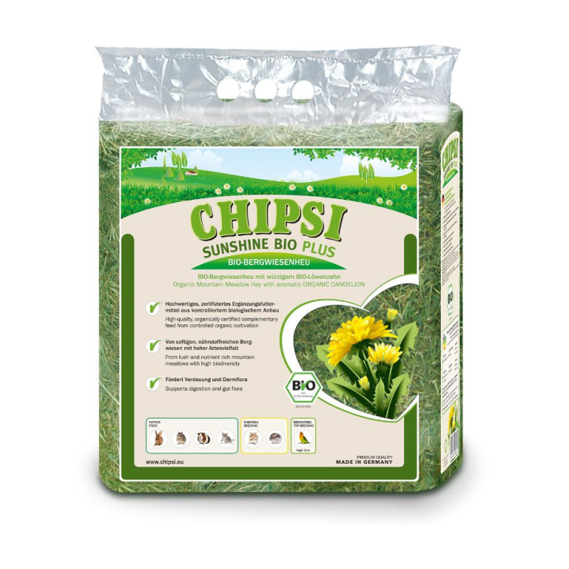 Chipsi Bio Plus hein võilillega närilistele - bosse.ee