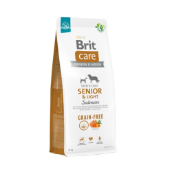 Brit Care Grain-free Senior & Light Salmon kuivtoit koerale lõhega 