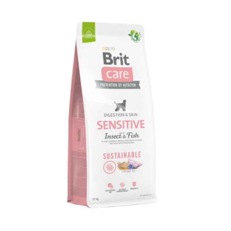 Brit Care Sustainable Sensitive Insect & Fish kuivtoit koertele
