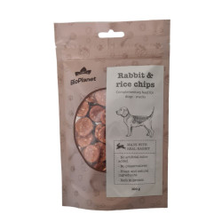 BioPlanet Rabbit & Rice Chips maiuspalad koertele - bosse.ee