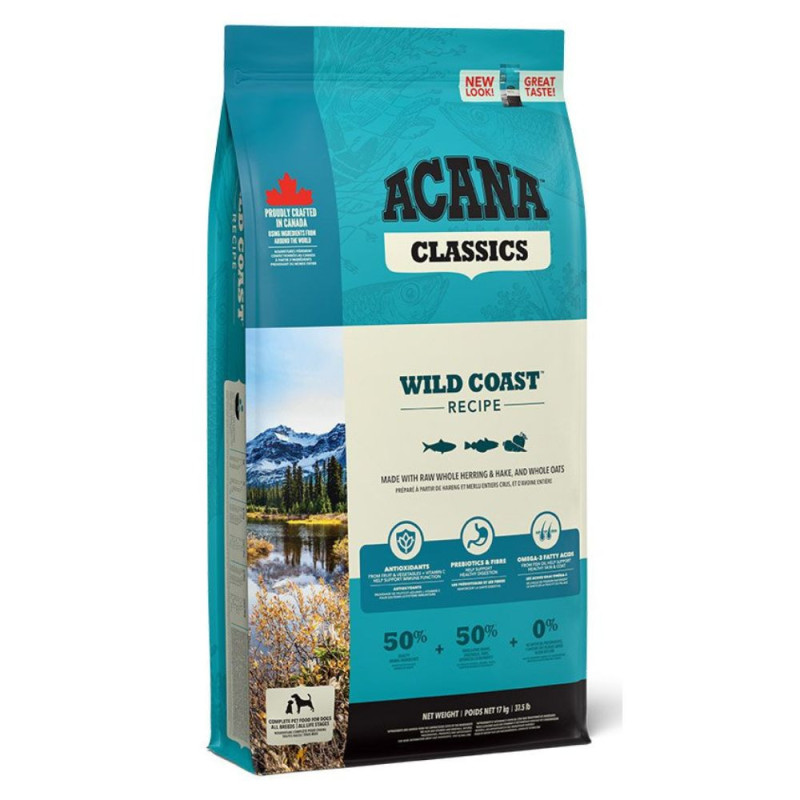 Acana Wild Coast kuivtoit koertele kalaga