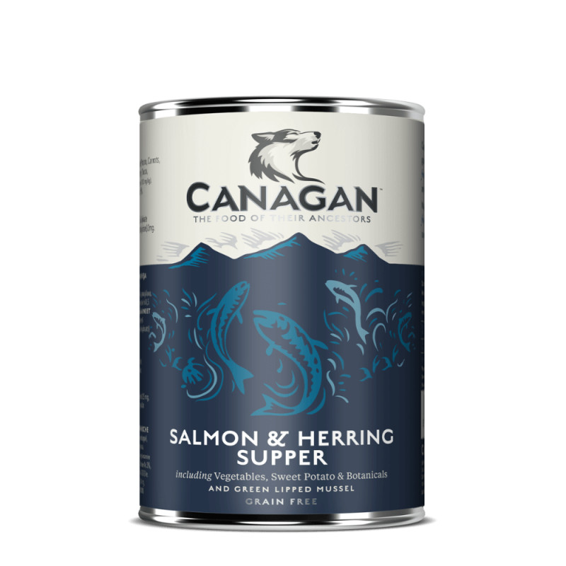 Canagan Salmon & Herring Supper konserv lõhe ja heeringaga koertele - Bosse.ee