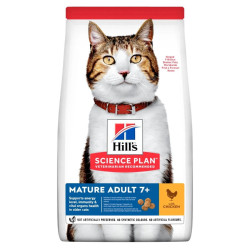 Hills Science Plan Feline Mature Adult 7+ Active Longevity Chicken kuivtoit kassidele - Bosse.ee