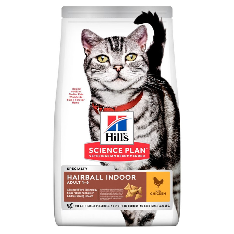 Hills Science Plan Feline Adult Indoor Cat Chicken kuivtoit kassidele - Bosse.ee