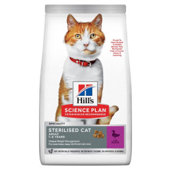 Hill`s Science Plan Sterilized Cat Young Adul Duck kuivsööt pardiga kassidele - Bosse.ee