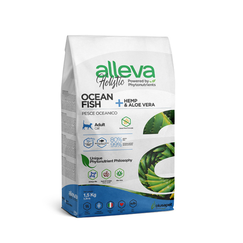 Alleva Holistic Adult kuivtoit täiskasvanud kassidele ookeanikalaga - bosse.ee