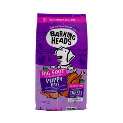Barking Heads Big Foot Puppy Days Turkey kuivtoit kalkuniga kutsikatele - Bosse.ee