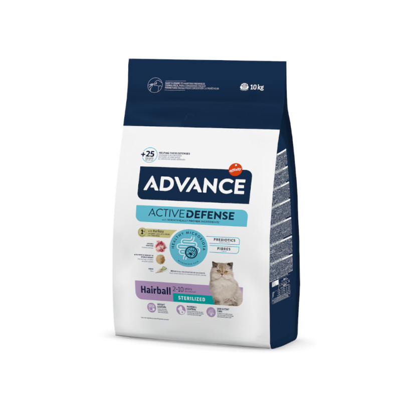 Advance Hairball Sterilized kuivsööt steriliseeritud kassidele - Bosse.ee
