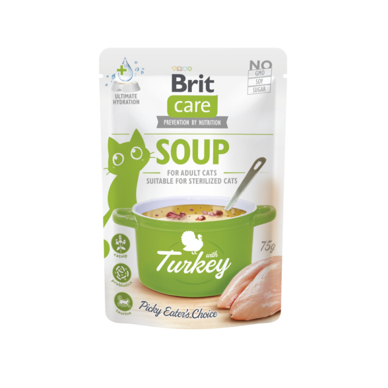 Brit Care kalkuniga supp kassidele