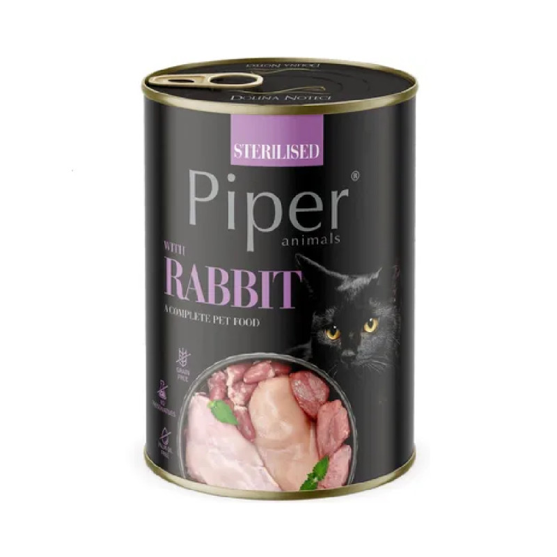 Piper küülikukonservid steriliseeritud kassidele - Bosse.ee