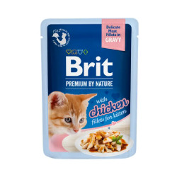 Brit Premium Delicate Chicken for Kitten in Gravy konservsööt kassidele - Bosse.ee
