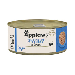 Applaws Cat Tuna Fillet with Crab tuunikala ja krabidega konservid kassidele - Bosse.ee