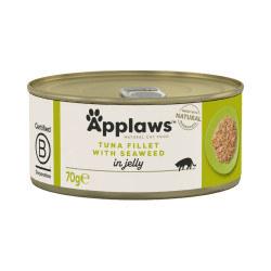 Applaws Cat Tuna in Jelly tuunikala ja merevetikatega konservid kassidele 