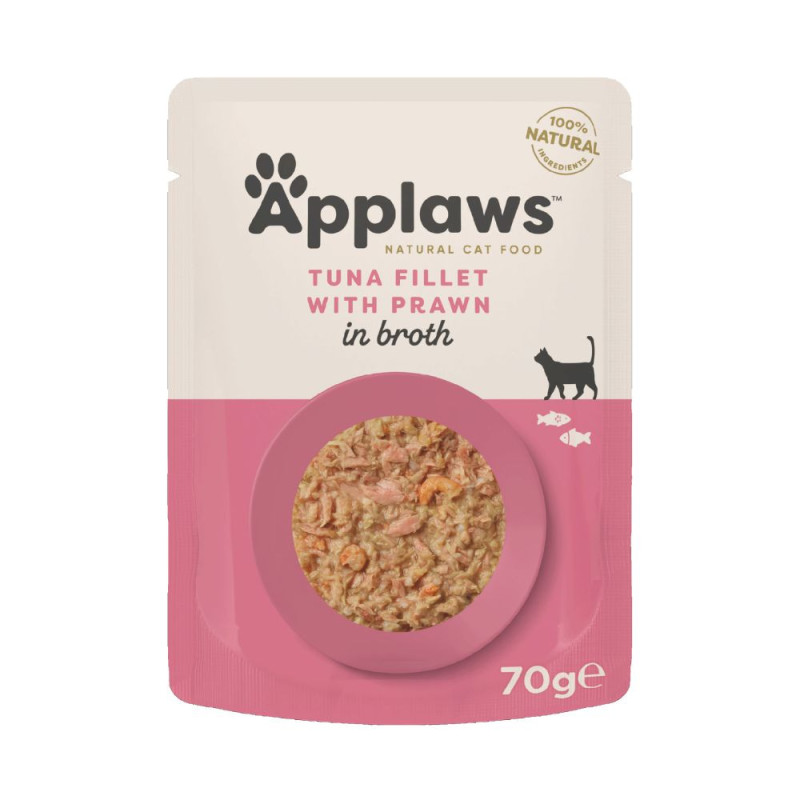Applaws Cat Tuna Fillet tuunikala ja krevettidega guljašš kassidele - Bosse.ee