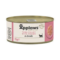 Applaws Cat Tuna Fillet with Prawn tuunikala ja krevettidega konservid kassidele - Bosse.ee