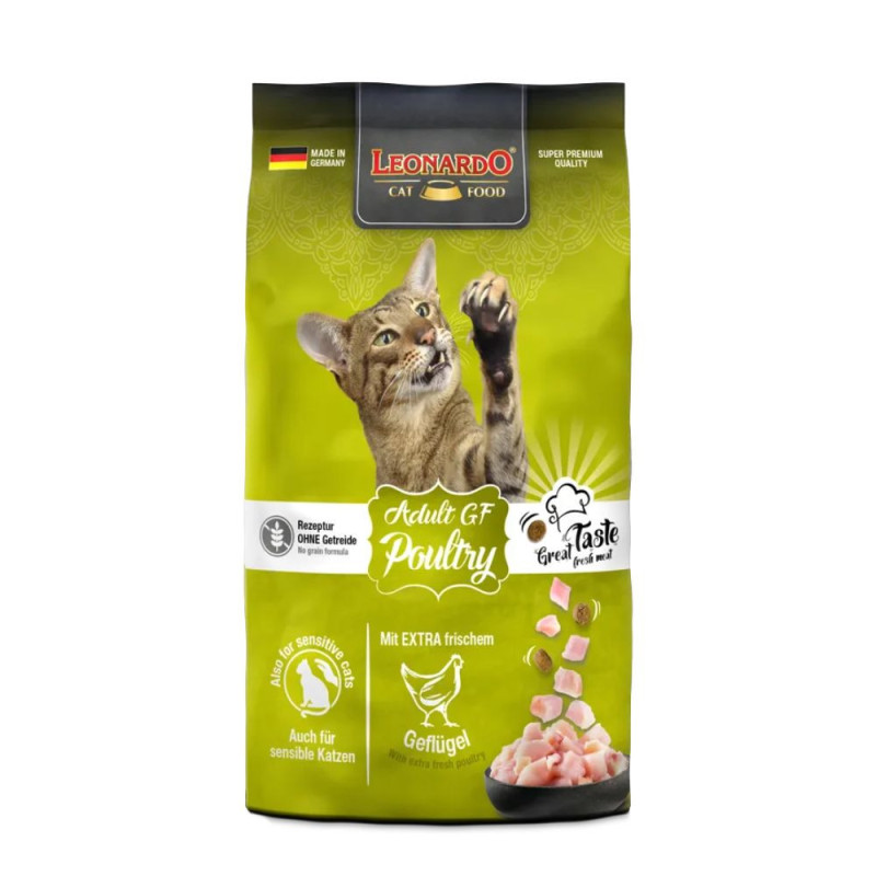 Leonardo Grain Free Poultry kuivtoit kassidele - Bosse.ee