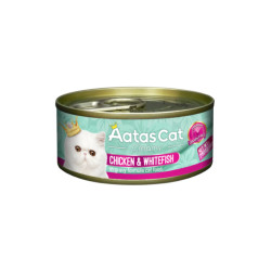 Aatas Cat Creamy Chicken & White Fish konserv kassidele - Bosse.ee