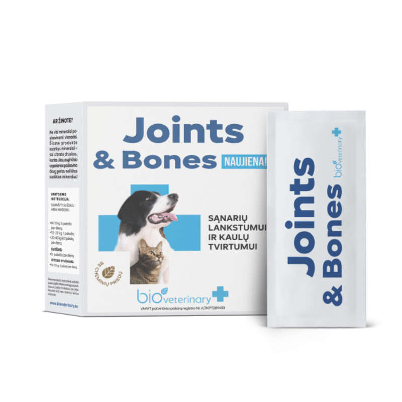Bioveterinary Joints & Bones toidulisand lemmikloomadele - bosse.ee