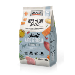 Mac`s Cat Dry Adult kuivsööt lõhe ja forelliga kassidele - Pet24-st.