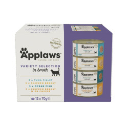 Applaws Cat Chicken & Fish Multipack konservid puljongis kassidele 