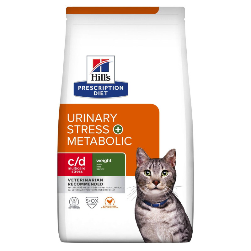 Hill's Prescription Diet Urinary Stress + Metabolic c/d kuivtoit kassidele 3kg - Bosse.ee