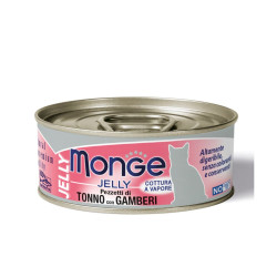 MONGE Jelly Cat kassikonserv Tuunikala &amp, krevetid 80g - Bosse.ee
