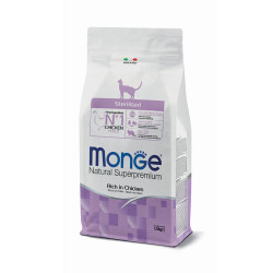 Monge Natural Superpremium steriliseeritud kuivtoit kanaga kassidele-Bosse.ee